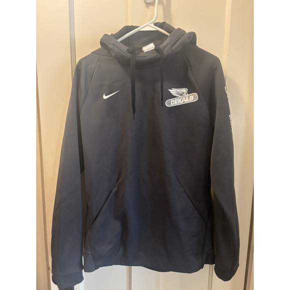 Nike Other - Dekalb Seed Nike Thermafit Black Hoodie Pullover Sweatshirt Men's Size Medium M